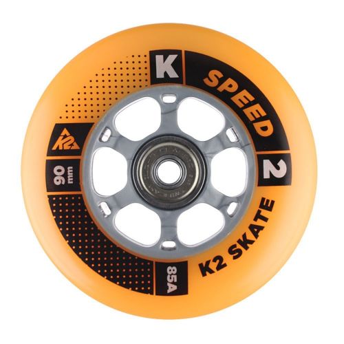K2 Speed ratukai 90mm/85A+guoliai ILQ9, 8vnt.