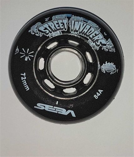 SEBA Street Invaders 72mm/84A juodi, 4vnt.